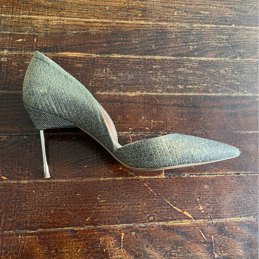Kurt Geiger Glittery Gold/Silver Iridescent Women's Heels - Picture 5 of 10